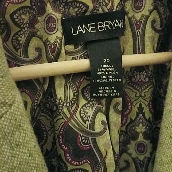 Green Lane Bryant wool Blazer - Picture 3 of 6